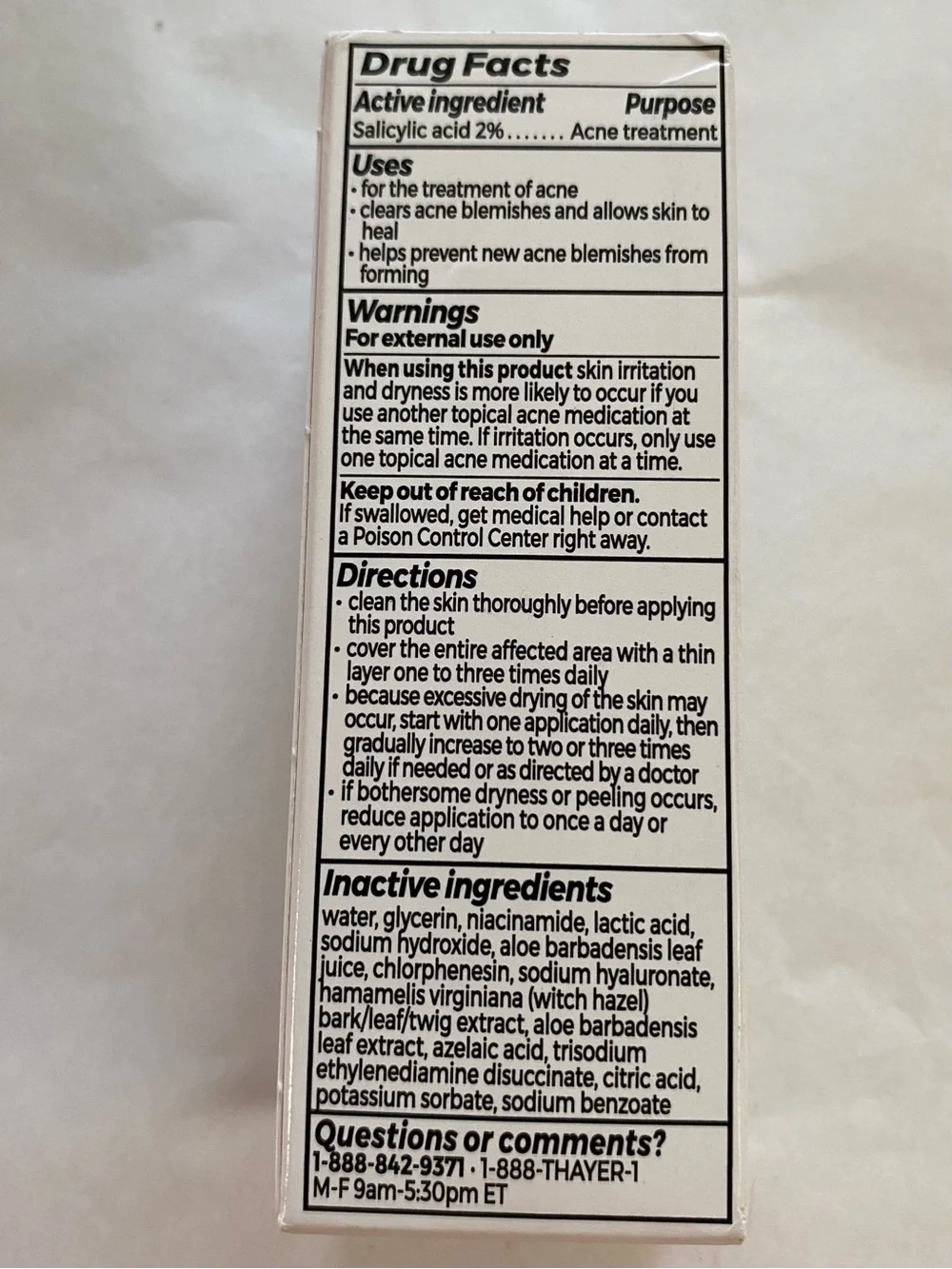 Thayers Double Action Acne Serum - 1.0 fl oz